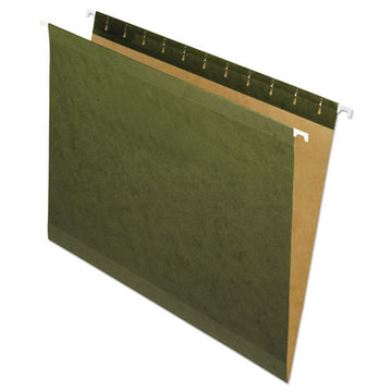 Pendaflex® Reinforced Hanging File Folders, Letter Size, Straight Tab, Standard Green, 25-box freeshipping - TVN Wholesale